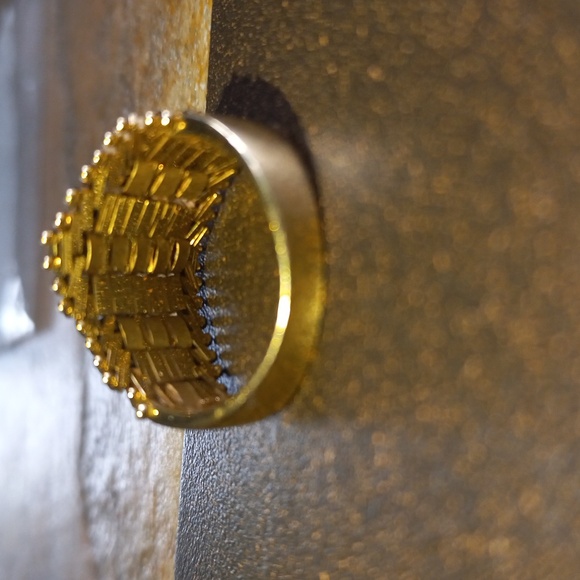 14k Gold Flexable Style Ring 8 1/2 - Picture 7 of 12